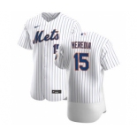 Men's Nike New York Mets #15 Guillermo Heredia White Home 2020 Authentic Player Baseball Jersey