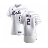 Men's Nike New York Mets #2 Dominic Smith White Home 2020 Authentic Player Baseball Jersey