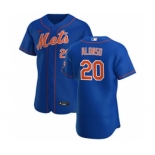 Men's Nike New York Mets #20 Pete Alonso Royal Alternate 2020 Authentic Player Baseball Jersey