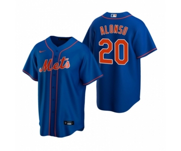 Men's Nike New York Mets #20 Pete Alonso Royal Alternate Stitched Baseball Jersey