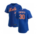 Men's Nike New York Mets #30 Michael Conforto Royal Alternate 2020 Authentic Player Baseball Jersey