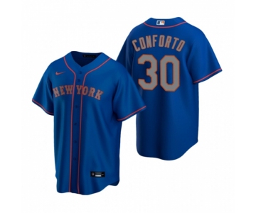 Men's Nike New York Mets #30 Michael Conforto Royal Alternate Road Stitched Baseball Jersey