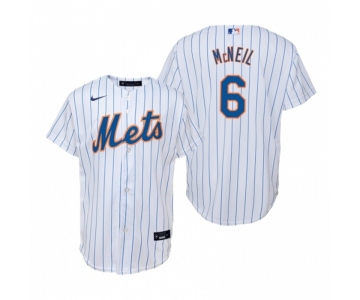 Men's Nike New York Mets #6 Jeff McNeil White Home Stitched Baseball Jersey