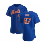 Men's Nike New York Mets #67 Seth Lugo Royal Alternate 2020 Authentic Player Baseball Jersey