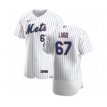 Men's Nike New York Mets #67 Seth Lugo White Home 2020 Authentic Player Baseball Jersey