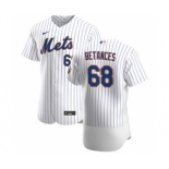 Men's Nike New York Mets #68 Dellin Betances White Home 2020 Authentic Player Baseball Jersey