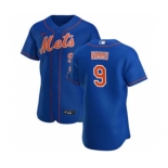 Men's Nike New York Mets #9 Brandon Nimmo Royal Alternate 2020 Authentic Player Baseball Jersey