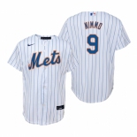 Men's Nike New York Mets #9 Brandon Nimmo White Home Stitched Baseball Jersey