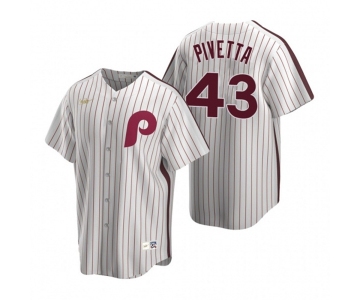 Men's Nike Philadelphia Phillies #43 Nick Pivetta White Cooperstown Collection Home Stitched Baseball Jersey