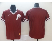 Men's Nike Philadelphia Phillies Blank Red M&N  Jersey