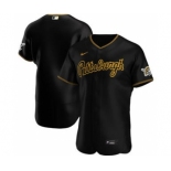 Men's Nike Pittsburgh Pirates 2020 Black Alternate Authentic Team Baseball Jersey