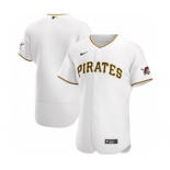 Men's Nike Pittsburgh Pirates 2020 White Home Authentic Baseball Jersey