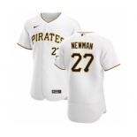 Men's Nike Pittsburgh Pirates #27 Kevin Newman White Home 2020 Authentic Player Baseball Jersey