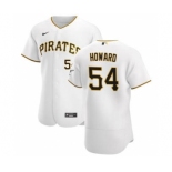 Men's Nike Pittsburgh Pirates #54 Sam Howard White Home 2020 Authentic Player Baseball Jersey