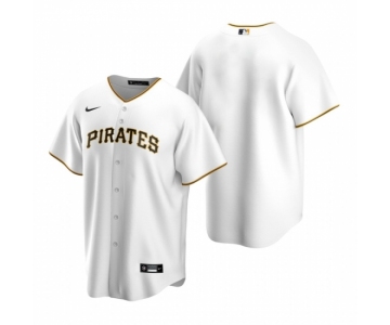 Men's Nike Pittsburgh Pirates Blank White Home Stitched Baseball Jersey