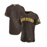 Men's Nike San Diego Padres 2020 Brown Authentic Alternate Team Baseball Jersey