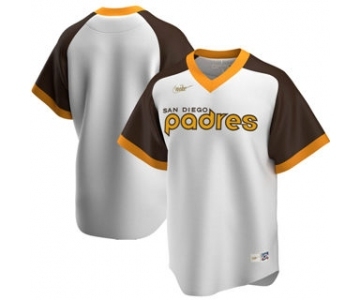 Men's Nike San Diego Padres 2020 Home Cooperstown Collection Team Baseball Jersey White