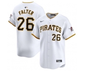 Men's Pittsburgh Pirates #26 Bailey Falter White Home Limited Baseball Stitched Jersey