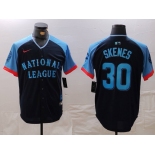 Men's Pittsburgh Pirates #30 Paul Skenes Navy 2024 All Star Limited Stitched Jersey