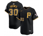 Men's Pittsburgh Pirates #30 Paul Skenes Nike Black Alt Limited Baseball Jersey