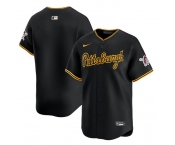 Men's Pittsburgh Pirates Blank Black Alternate Limited Baseball Stitched Jersey