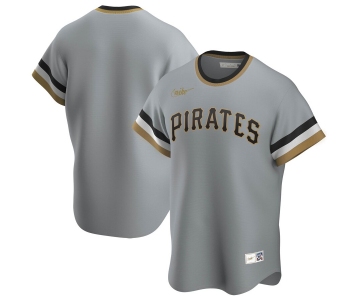 Pittsburgh Pirates Nike Road Cooperstown Collection Team MLB Jersey Gray