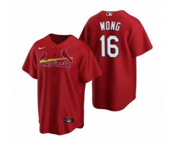 Men's Nike St. Louis Cardinals #16 Kolten Wong Red Alternate Stitched Baseball Jersey