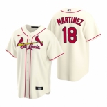 Men's Nike St. Louis Cardinals #18 Carlos Martinez Gray Road Stitched Baseball Jersey