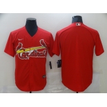 Men's Nike St. Louis Cardinals Blank Red Cool Base Home Stitched Baseball Jersey