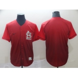 Men's Nike St. Louis Cardinals Blank Red Drift Fashion MLB Jersey