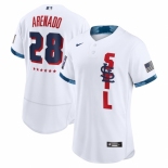 Men's St. Louis Cardinals #28 Nolan Arenado Nike White 2021 MLB All-Star  Authentic Player Jersey