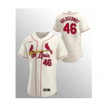 Men's St. Louis Cardinals #46 Paul Goldschmidt Cream Flex Base Stitched MLB Jersey