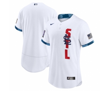 Men's St. Louis Cardinals Blank Nike White 2021 MLB All-Star  Authentic Jersey