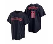 Men's Nike Cleveland Indians #11 Jose Ramirez Navy Alternate Stitched Baseball Jersey