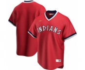 Men's Nike Cleveland Indians 2020 Road Cooperstown Collection Team Baseball Jersey Red