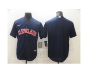 Men's Nike Cleveland Indians Blank Navy Home Baseball Jersey