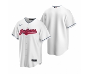 Men's Nike Cleveland Indians Blank White Home Baseball Jersey