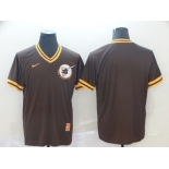 Men's Nike Diego Padres Blank Brown Throwback MLB Jersey