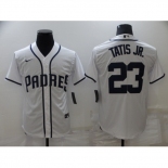 Men's Nike San Diego Padres #23 Fernando Tatis Jr. White 2021 Jersey