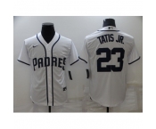 Men's Nike San Diego Padres #23 Fernando Tatis Jr. White 2021 Jersey