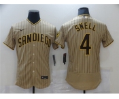 Men's Nike San Diego Padres #4 Blake Snell Brown Collection Baseball Jersey