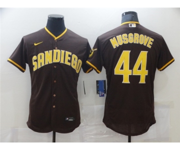 Men's Nike San Diego Padres #44 Joe Musgrove Brown Collection Baseball Player Jersey