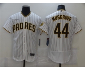 Men's Nike San Diego Padres #44 Joe Musgrove White Collection Baseball Player Jersey