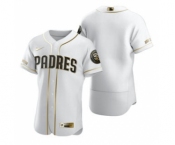 Men's Nike San Diego Padres Blank White 2020 Authentic Golden Edition Baseball Jersey