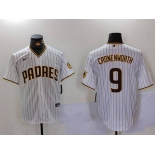 Men's San Diego Padres #10 Jurickson Profar White 2023 City Connect Flex Base Stitched Jersey