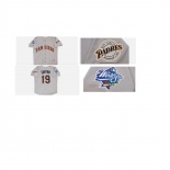 Men's San Diego Padres #19 Tony Gwynn Grey 1998 World Series Cool Base Jersey