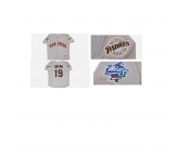 Men's San Diego Padres #19 Tony Gwynn Grey 1998 World Series Cool Base Jersey