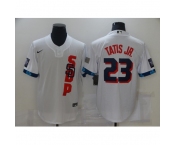 Men's San Diego Padres #23 Fernando Tatis Jr. Nike White 2021 All-Star Game Authentic Jersey