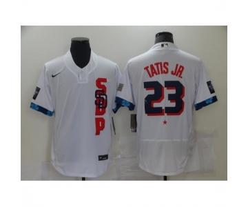 Men's San Diego Padres #23 Fernando Tatis Jr. Nike White 2021 MLB All-Star Authentic Jersey