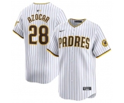 Men's San Diego Padres #28 Jose Azocar White 2024 Home Limited Baseball Stitched Jersey